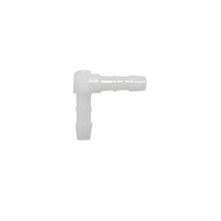 Schlauchverbinder L-Stück Kunststoff Weiß   D=25 mm  L=52,5/52,5 mm
