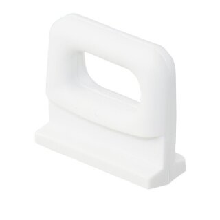 Mastrutscher HA458   30 mm B=14 mm Göhlrutscher halbrund Nylon Weiß