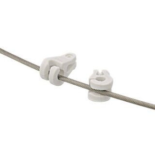 Stagreiter HA244   Nylon Weiß max. 4 mm L=33 mm