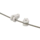 Stagreiter HA244   Nylon Weiß max. 4 mm L=33 mm