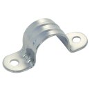 Rohrschelle Edelstahl für 25 mm Rohr 180°   AISI...