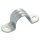 Rohrschelle Edelstahl für 25 mm Rohr 180°   AISI 316