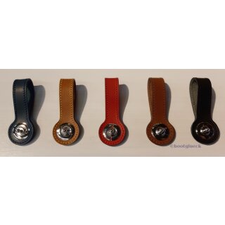 LOXX® Leder Gürtelschlaufe mit Unterteil Schwarz