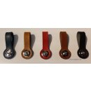 LOXX® Leder Gürtelschlaufe mit Unterteil Schwarz