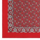 MODAS Viereck-Halstuch   54 x 54 cm Paisley Rot
