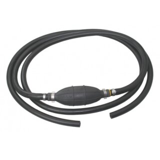 Treibstoffschlauch mit Pumpball 2,44 m D= 8 mm 3/8" universal