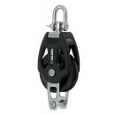SELDEN Gleitlagerblock 1-scheibig 40mm mit Wirbel und...