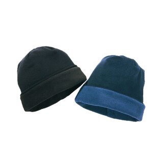 C4S Fleece-Rollmütze Navy