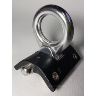 PFEIFFER Gr. II   X 23 x 22   Spi-Ring Schlitten 4 Kunststoffrollen mit Auge   Schwarz