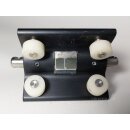 PFEIFFER Gr. II   X 23 x 22   Spi-Ring Schlitten 4 Kunststoffrollen mit Auge   Schwarz