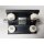 PFEIFFER Gr. II   X 23 x 22   Spi-Ring Schlitten 4 Kunststoffrollen mit Auge   Schwarz