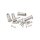 SELDEN Steckbolzen  13 x 27/32 mm Edelstahl  AISI 316 für 1/2"Spanner 168-014