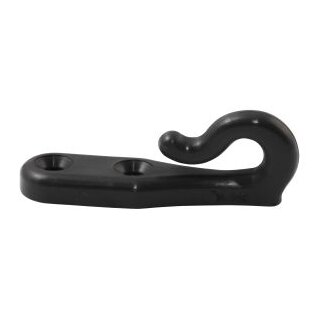 Laschhaken HA148   Nylon   Länge 18 mm Tauwerk max. 3 mm   Anthrazit