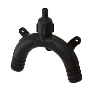 TRUDESIGN Rohrbogen Schwanenhals  19 mm   3/4" schwarz