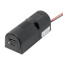 USB-C/A Doppel-Steckdose Aufbau  mit LED   12 / 24 V