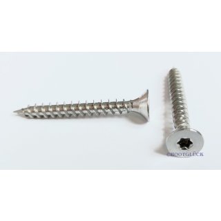 9130 DIN Spanplattenschraube A4   3,5 x  25 mm   TX10 Innenvielkant