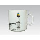 Becher mit Leuchtturm Warnemünde / Ostsee