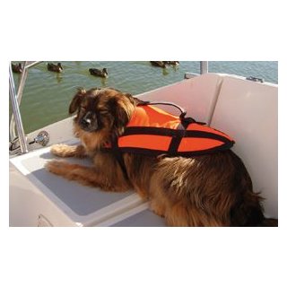 Hundeschwimmhilfe  15 - 40  kg   Orange