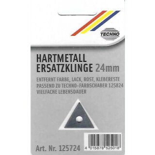 Farbkratzer  Ersatzklingen  24 mm Dreikant Hartmetall