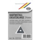 Farbkratzer  Ersatzklingen  24 mm Dreikant Hartmetall
