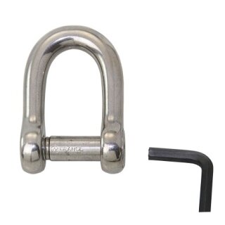 WICHARD 1306 Schäkel D-Form Innensechskant-Bolzen D= 12 mm