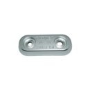 Rumpfanode Aluminium Flach  2400 g    LA=140 mm /...