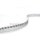Gummileine 16-fach geflochten    3 mm   Weiß   Mantel Polyester