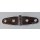 Scharnier ROCA   30 x 100 mm (50 + 50 mm)    sichtbar   Edelstahl AISI316   2 + 2 Bohrungen