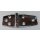 Scharnier   40 x 98 mm (40 + 58 mm) sichtbar   rostfrei   3 + 3 Bohrungen