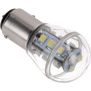 LED-Leuchtmittel BAY 15 D   10-35VDC 1,3W  D=25mm L=48 mm