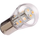 LED-Leuchtmittel BA 15 D   10-35VDC 1,6W D=25 mm L=48 mm