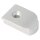 PFEIFFER Gr. II   T 25 x 4   Endstück/Einfädler für Schiene   Alu silber eloxiert