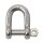 WICHARD 1204 Schäkel D-Form Bolzen D=8  mm   selbstsichernd