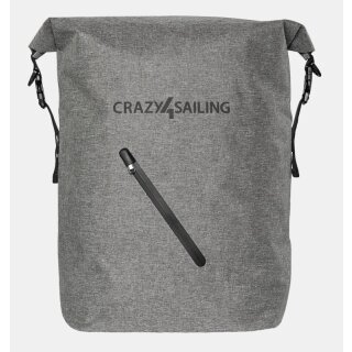 C4S Wasserdichter Rucksack PVC   35 Liter   Grau