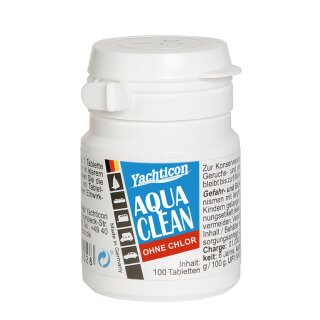 YACHTICON Aqua Clean ohne Chlor   AC  20   100 Tabletten 1 Tabl. für 20Ltr.
