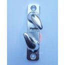 PFEIFFER Lippklampe Aluminium   24 x 107 mm   Lochabstand...