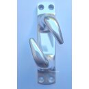 Lippklampe Aluminium   48x220 mm   Lochabstand 21x189 mm...
