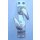 Lippklampe Aluminium   48x220 mm   Lochabstand 21x189 mm   Rechts