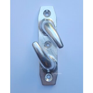PFEIFFER Lippklampe Aluminium   35x147 mm   Lochabstand 60 mm   Rechts