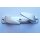 SOWESTER Lippklampe Aluminium   28 x 128 mm   Lochabstand 58 mm   Rechts