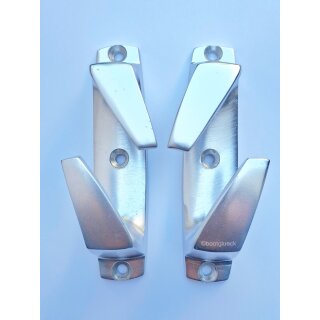 SOWESTER Lippklampe Aluminium   35 x 154 mm   Lochabstand 70 mm   Links + Rechts