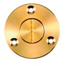 Lenzstopfen Messing rund 55 mm Loch 29 mm