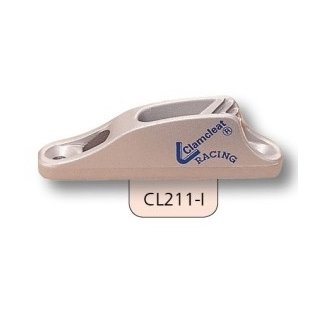 CLAMCLEAT® 211-1    3 - 6 mm Silber elox.   Racing Jun. lang