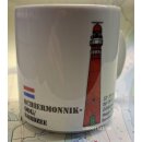 Becher mit Leuchtturm NL. Schiermonnikoog / Noordzee