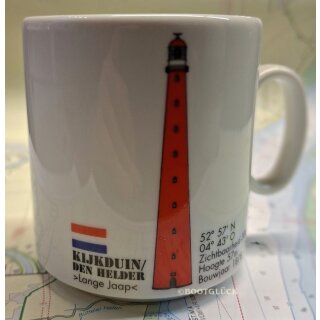 Becher mit Leuchtturm NL Kijkduin / Den Helder