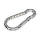 Karabiner Stahl verzinkt   100 mm