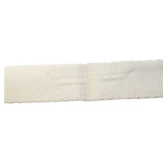Gurtband Polyester   12,5 mm Weiß