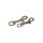 Bolzen-Karabiner Schnapphaken Edelstahl   70 mm kleines Wirbelauge