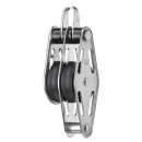Block HS  8 mm 2 R GL Niro Hundsfott Bügel Chrom Optik