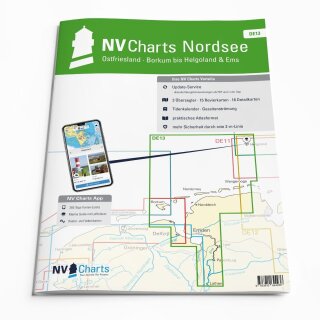 Seekarten NV Atlas Sportboot DE13   Ostfriesische Inseln